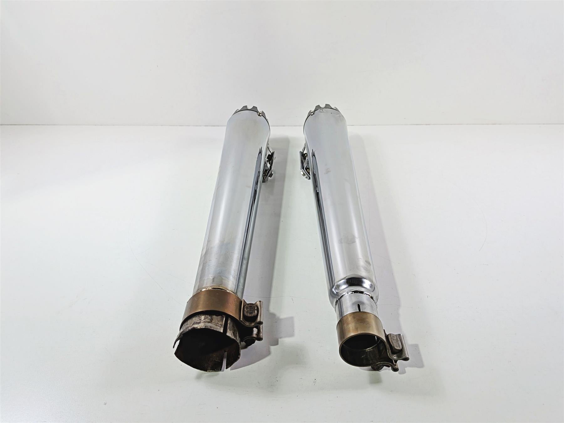 2018 Harley FLHTCU Touring Electra Glide Aftermarket Megaphone Slip On Mufflers-Mototech271