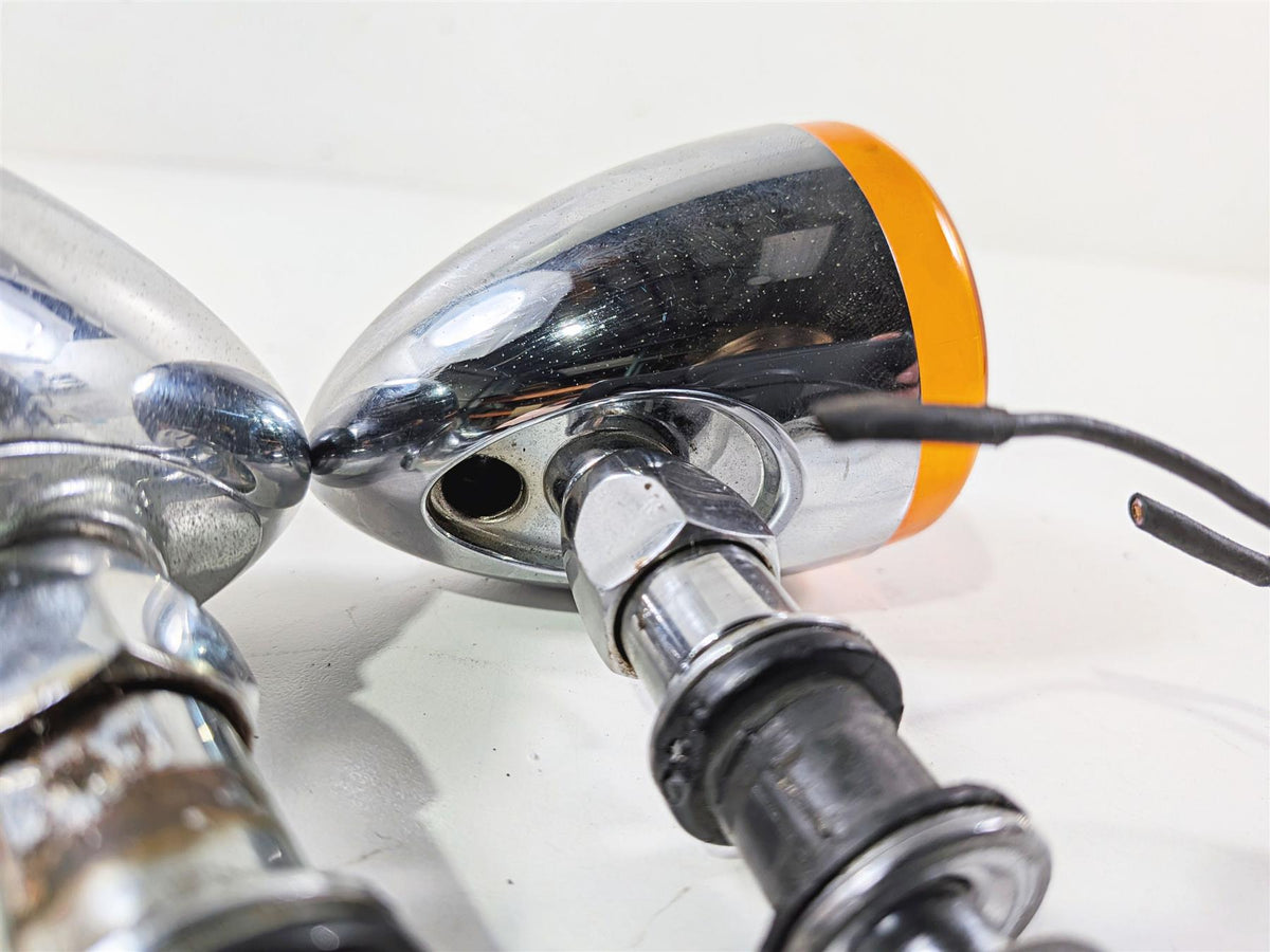 2007 Harley Dyna FXDB Street Bob Rear Blinker Turn Signal Set - Read 68977-00 {{ shop.shopifyCountryName }} - Mototech271