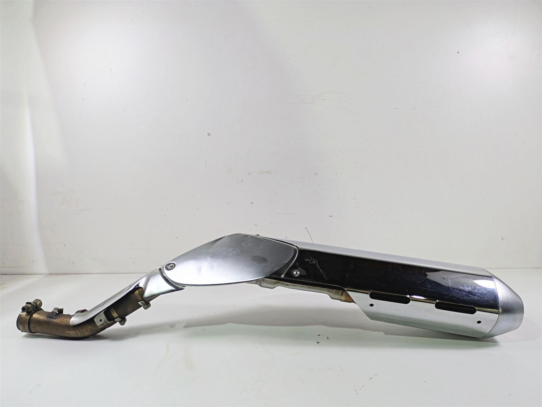 2014 BMW K1600 GTL K48 Left Exhaust Pipe Muffler Silencer Chrome 18127723444 {{ shop.shopifyCountryName }} - Mototech271