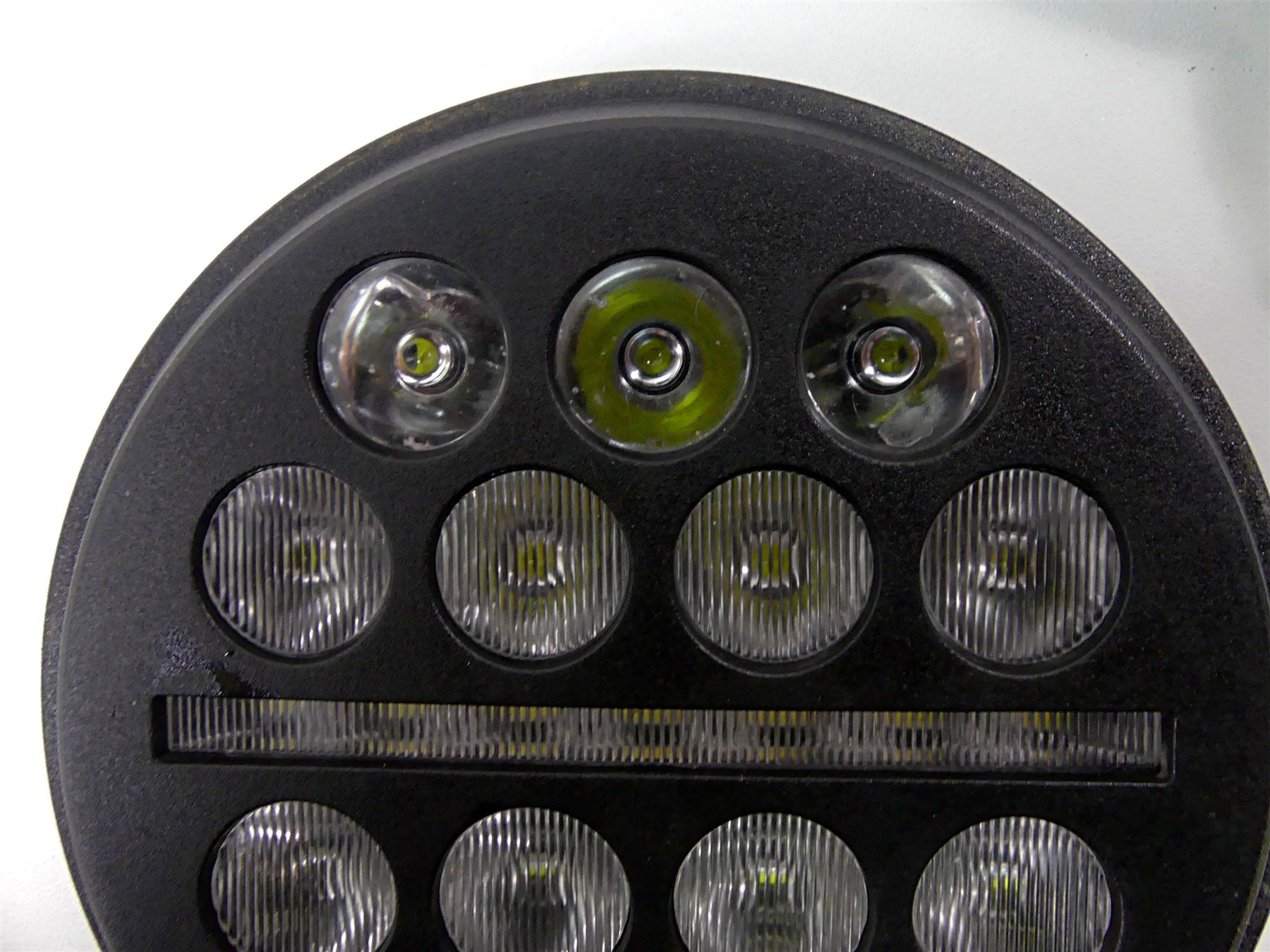 2017 Harley Dyna FXDB Street Bob MoonSMC Moonmaker Fly Eye V1 Led Headlight {{ shop.shopifyCountryName }} - Mototech271