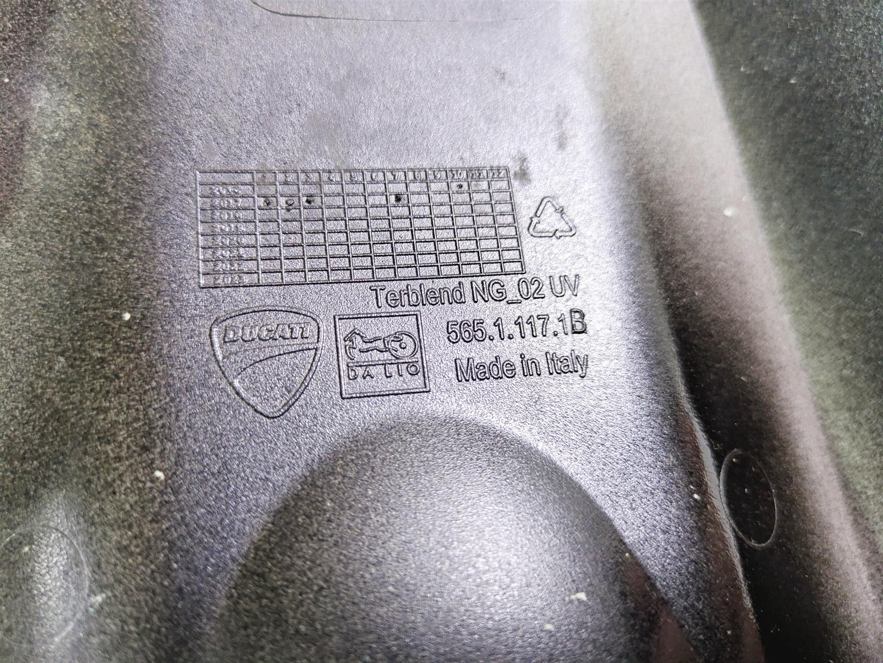2018 Ducati Scrambler Desert Sled 800 Rear Fender Cover Fairing Set 56511171B {{ shop.shopifyCountryName }} - Mototech271