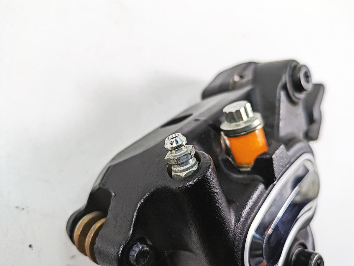 2009 Harley Dyna FXDFSE CVO Fat Bob Rear Brake Caliper + Bracket 25mm 40908-08 {{ shop.shopifyCountryName }} - Mototech271