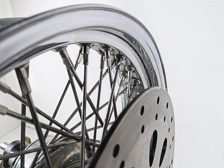 2002 Indian Spirit Deluxe Spoke Rear Wheel Rim Rotor 16x3.5 1.5mm Runout 21-970 {{ shop.shopifyCountryName }} - Mototech271