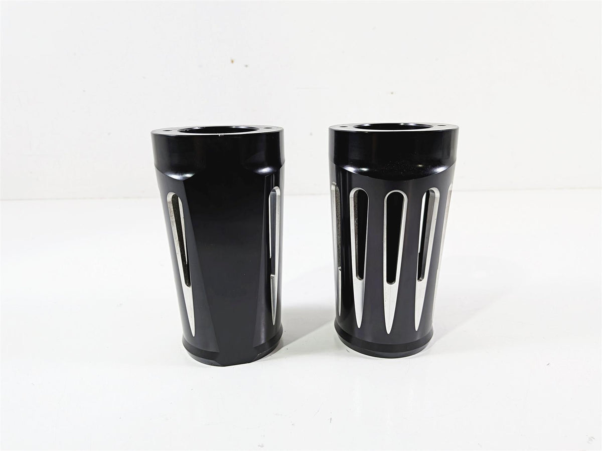 1993 Harley Touring FLHTCU Electra Glide Deep Cut Aluminum Fork Covers Aftermarket {{ shop.shopifyCountryName }} - Mototech271