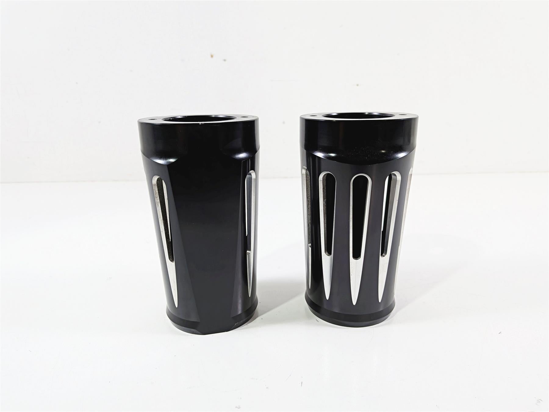 1993 Harley Touring FLHTCU Electra Glide Deep Cut Aluminum Fork Covers Aftermarket {{ shop.shopifyCountryName }} - Mototech271