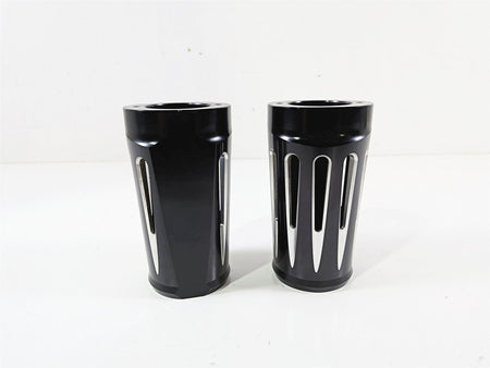 1993 Harley Touring FLHTCU Electra Glide Deep Cut Aluminum Fork Covers Aftermarket {{ shop.shopifyCountryName }} - Mototech271