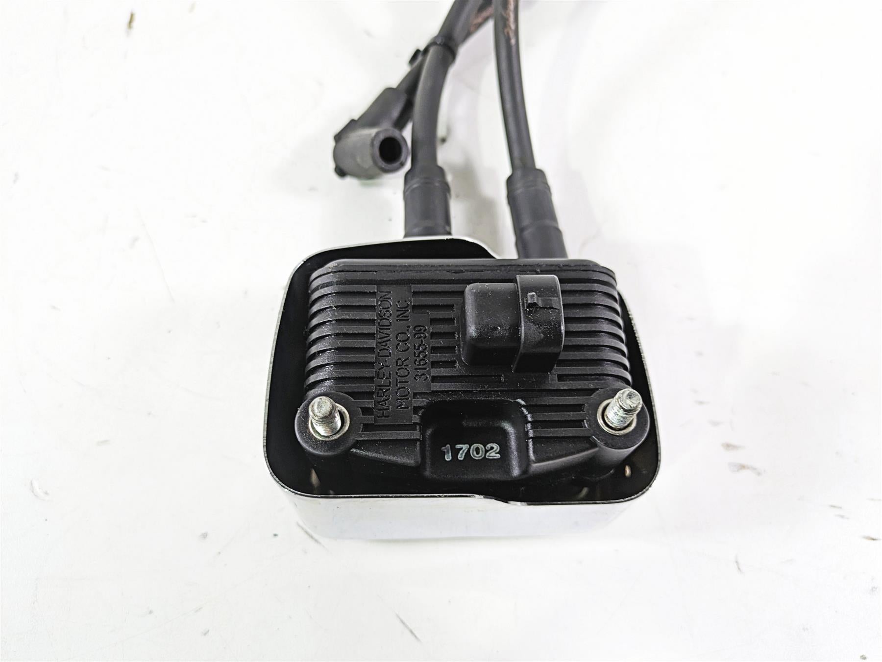 2003 Harley Dyna FXDL Low Rider 100TH Ignition Coil Wires Plugs & Cover 31655-99 {{ shop.shopifyCountryName }} - Mototech271