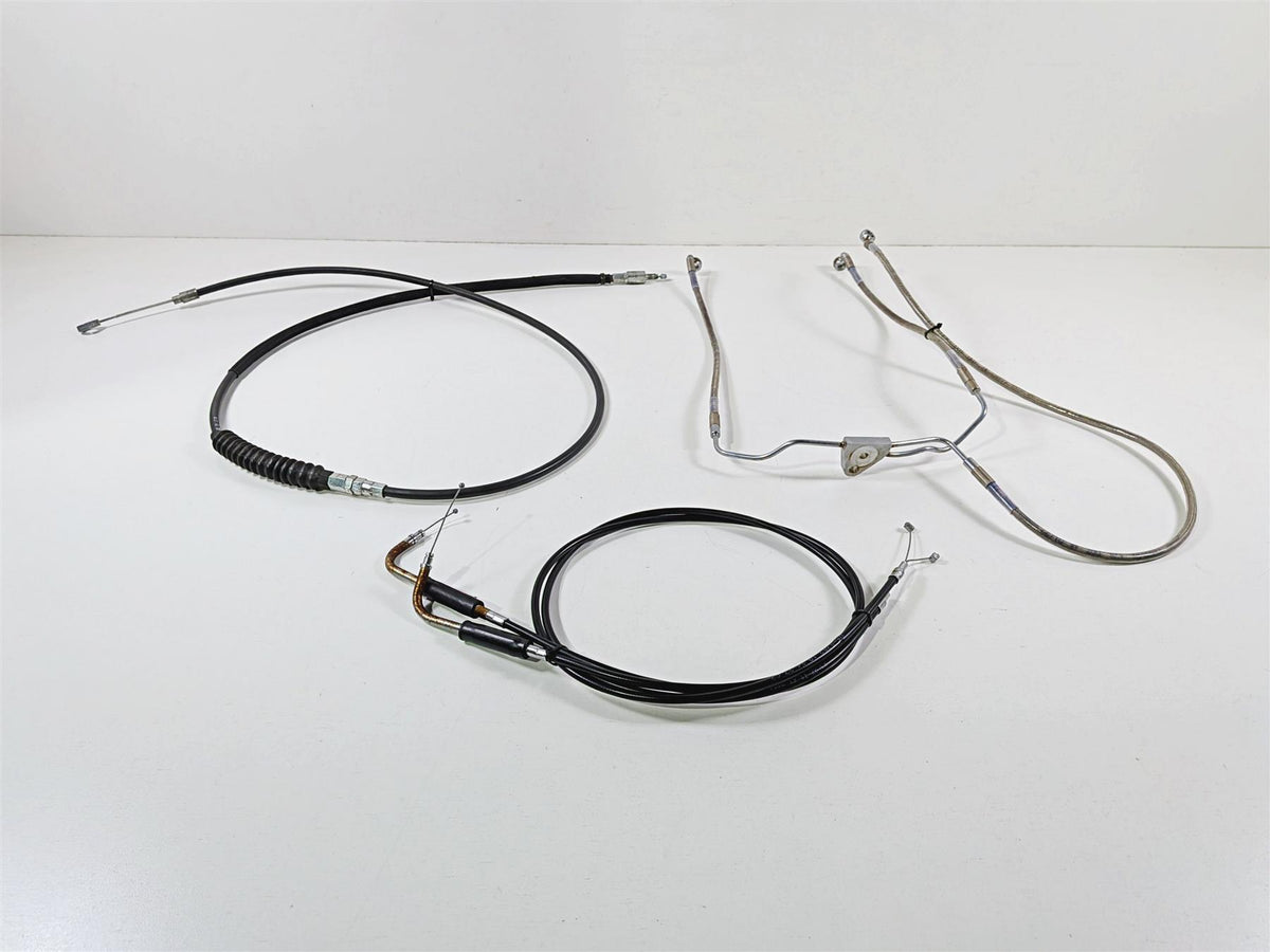 2011 Harley FXDF Dyna Fat Bob 13'' Handle Bar Extended Cable Kit {{ shop.shopifyCountryName }} - Mototech271