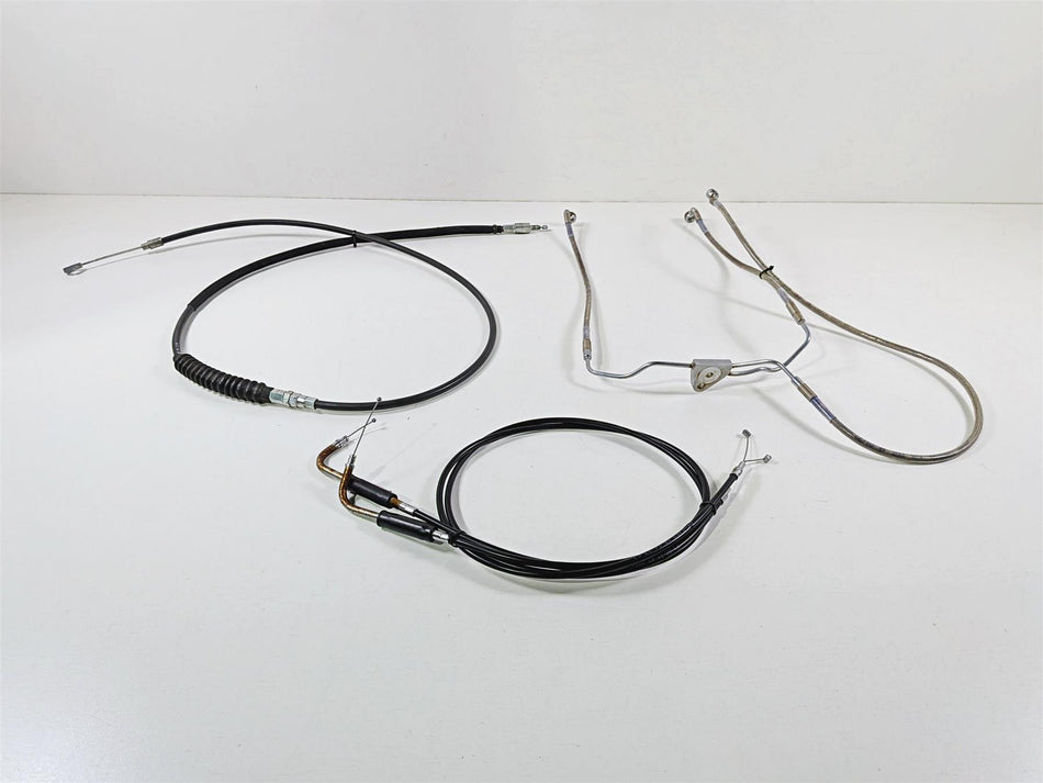 2011 Harley FXDF Dyna Fat Bob 13'' Handle Bar Extended Cable Kit {{ shop.shopifyCountryName }} - Mototech271