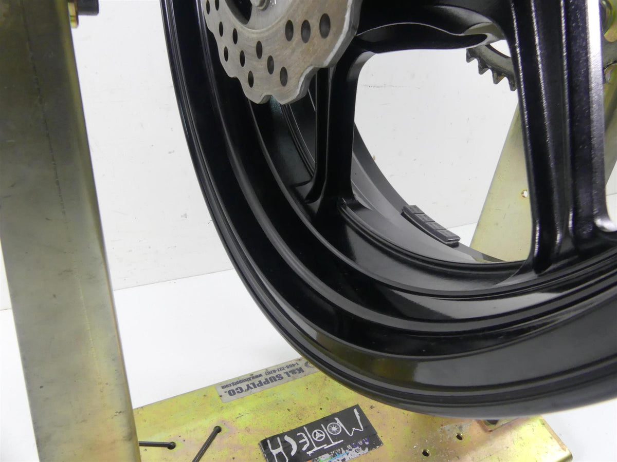 2013 Kawasaki ZX636 ZX6R Ninja Straight 17x5.5 Rear Wheel Rim 41073-0597-18F {{ shop.shopifyCountryName }} - Mototech271