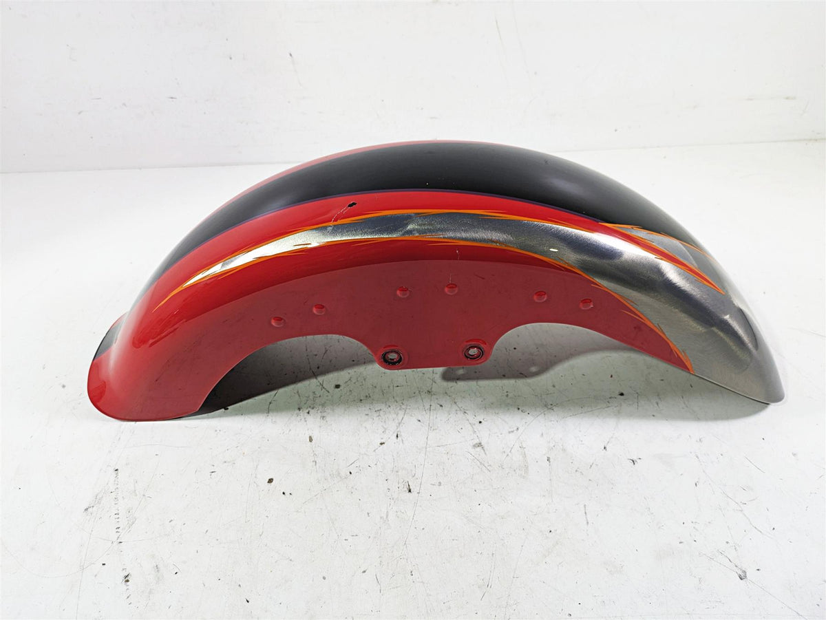 2005 Harley Softail FLSTFSE CVO Fat Boy Front Fender Electric Cherry 59595-05 {{ shop.shopifyCountryName }} - Mototech271