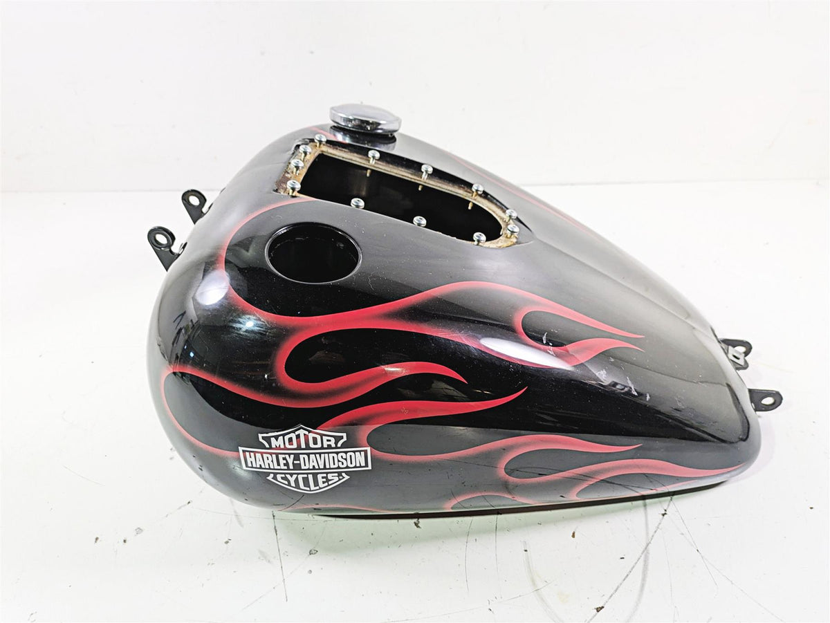 2007 Harley FXDWG Dyna Wide Glide Fuel Gas Petrol Tank - Dented 61586-04B {{ shop.shopifyCountryName }} - Mototech271