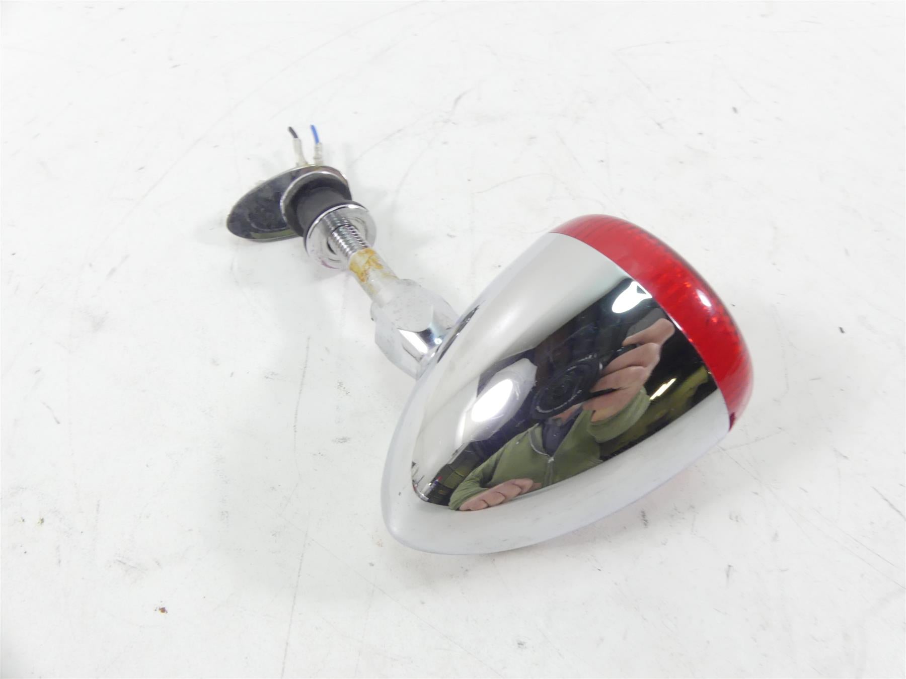 2013 Harley FXDWG Dyna Wide Glide Rear Chrome Blinker Turn Signal 68461-09 {{ shop.shopifyCountryName }} - Mototech271