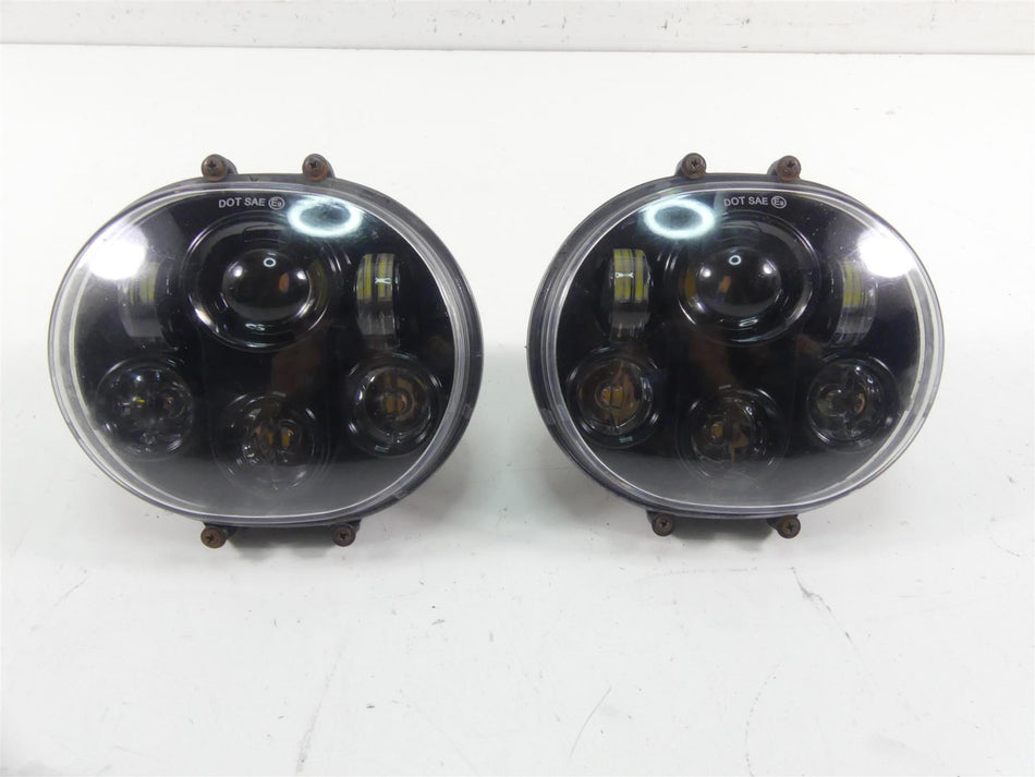 2011 Harley Touring FLTRU Road Glide Led Headlight Head Light Lamp Set - Read {{ shop.shopifyCountryName }} - Mototech271