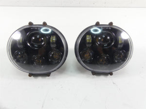 2011 Harley Touring FLTRU Road Glide Led Headlight Head Light Lamp Set - Read | Mototech271