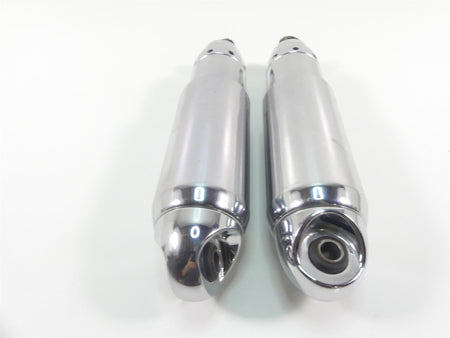 2009 Harley Dyna FXDF SE CVO Fat Bob Rear 12" Chrome Shock Damper Set 54608-04 {{ shop.shopifyCountryName }} - Mototech271