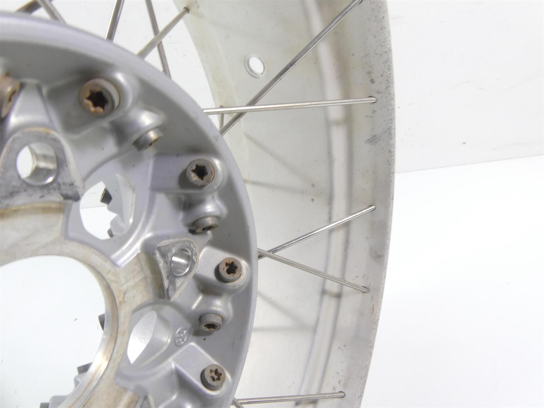 2013 BMW R1200GS GSW K50 Straight Rear 17x4.5 Spoke Wheel Rim 36318526651 {{ shop.shopifyCountryName }} - Mototech271