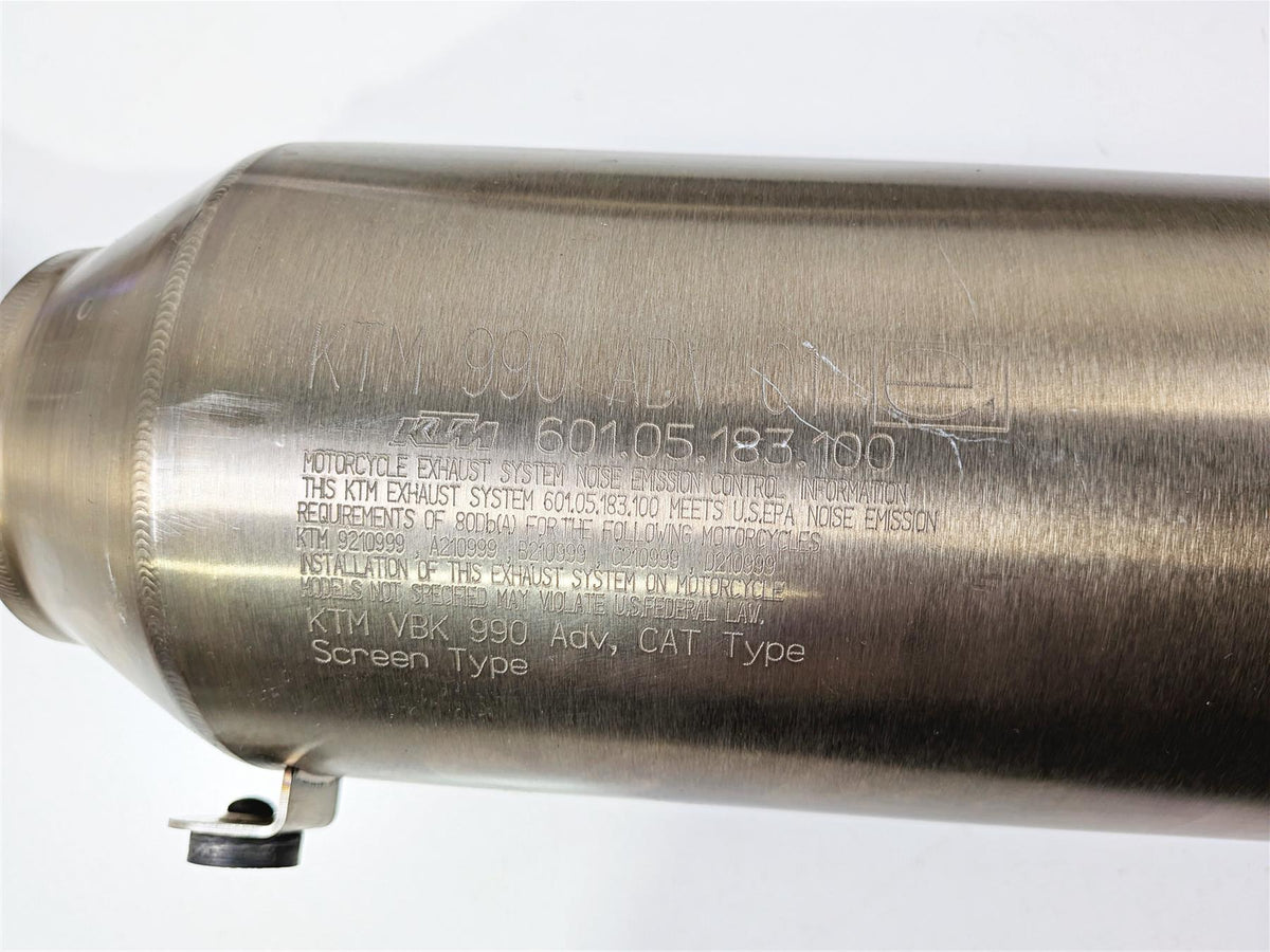 2013 KTM 990 Adventure Baja Nice Exhaust Muffler & Midpipe Set 60105183100-Mototech271