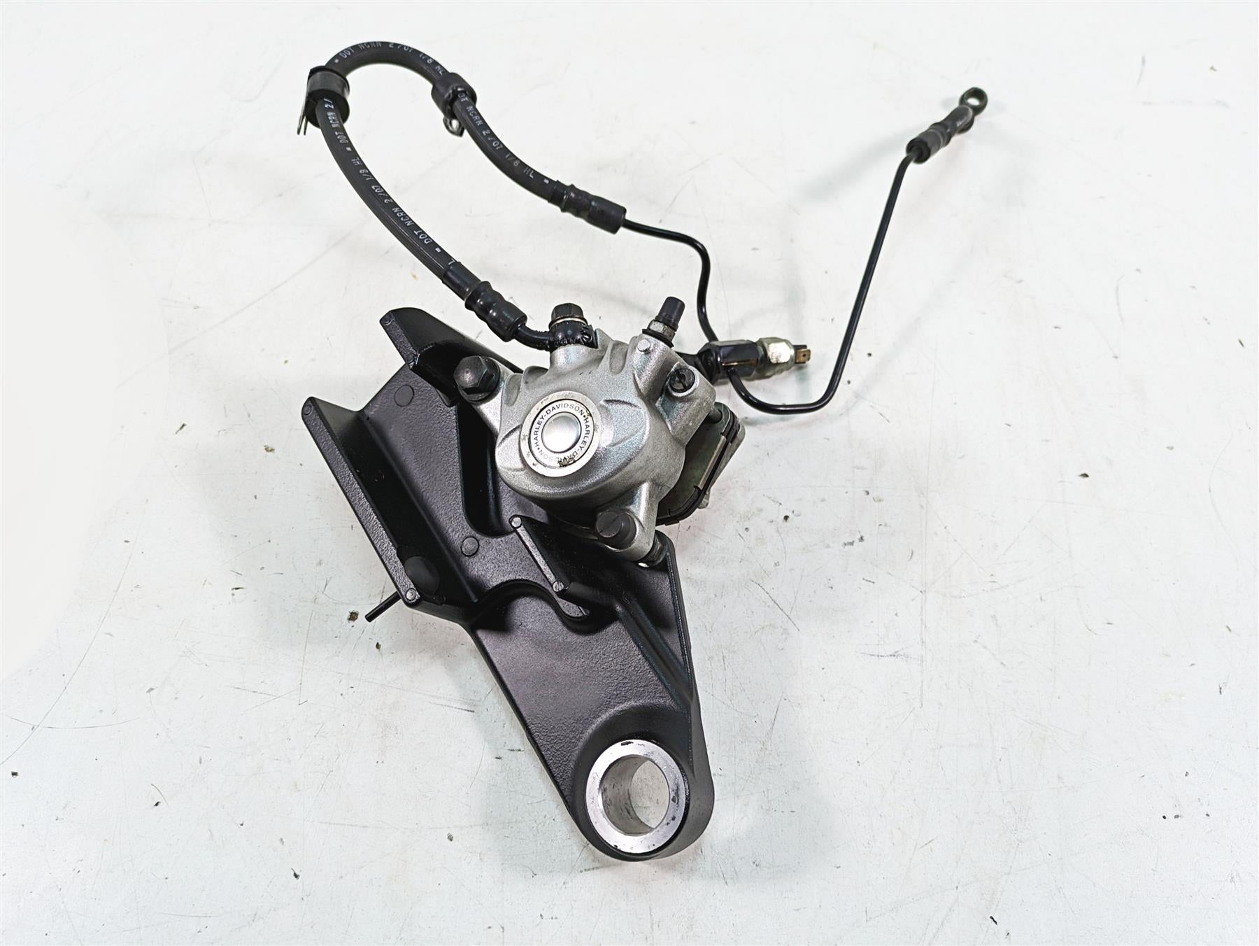 2007 Harley Sportster XL1200 C Rear Brake Caliper + Bracket & Line 42029-07