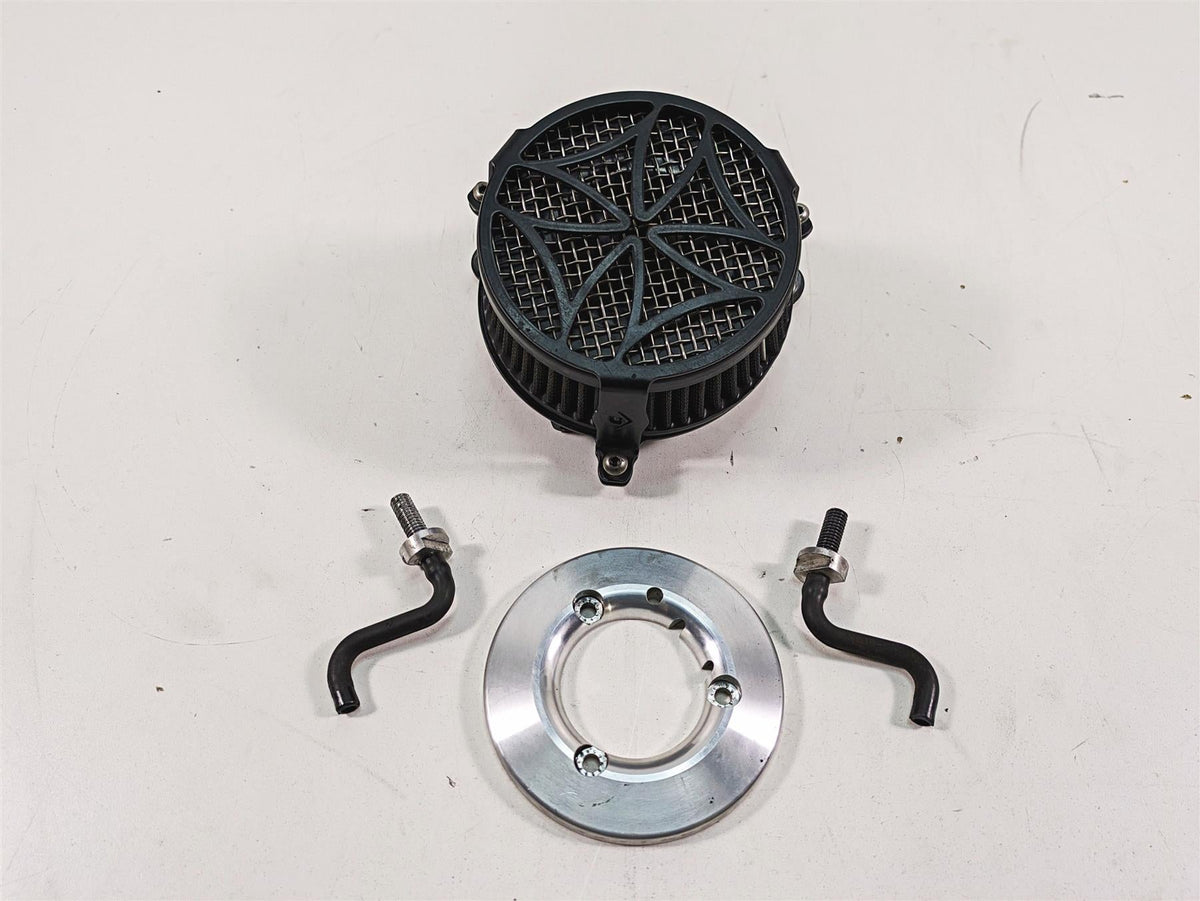 2012 Harley FLD Dyna Switchback Cobra Cross Black Air Cleaner 606-0102-02B-SB {{ shop.shopifyCountryName }} - Mototech271