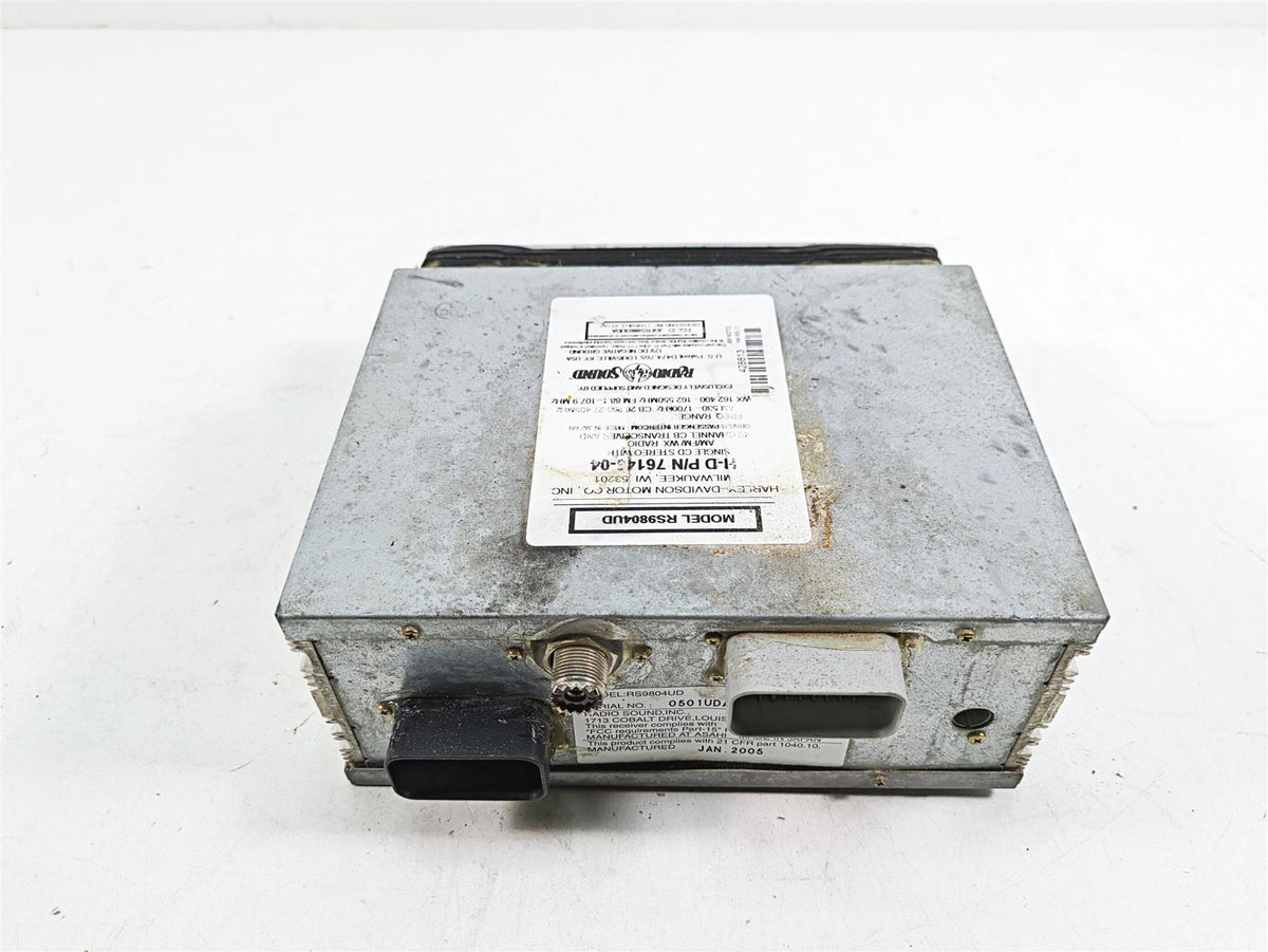 1999 Harley Touring FLHTC Electra Glide Flood Bike Radio CD Player 76146-04 {{ shop.shopifyCountryName }} - Mototech271