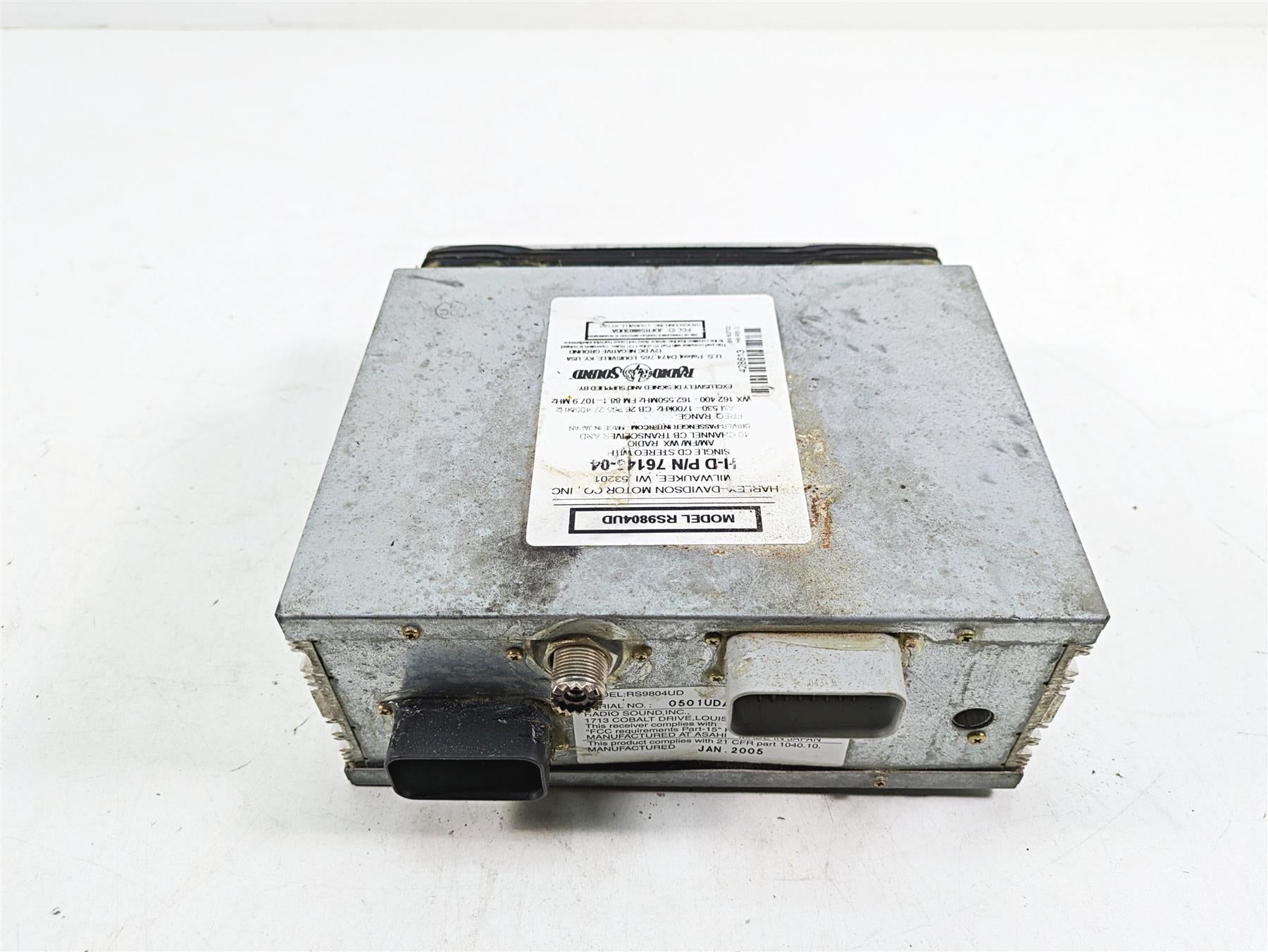 1999 Harley Touring FLHTC Electra Glide Flood Bike Radio CD Player 76146-04 {{ shop.shopifyCountryName }} - Mototech271