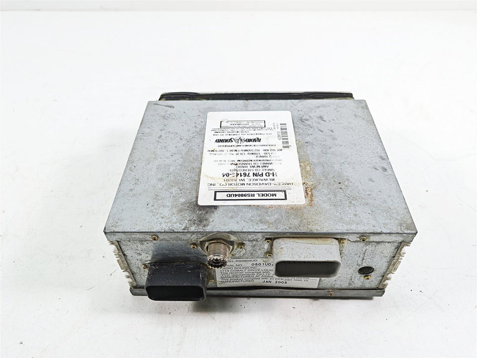 1999 Harley Touring FLHTC Electra Glide Flood Bike Radio CD Player 76146-04 {{ shop.shopifyCountryName }} - Mototech271