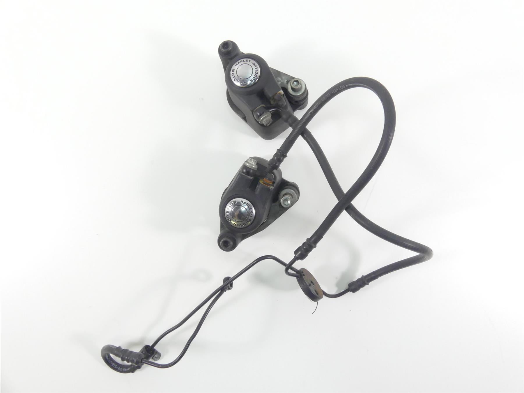 1999 Harley Dyna FXDL Low Rider Front Dual Brake Caliper Set 44023-83C 44046-84C {{ shop.shopifyCountryName }} - Mototech271