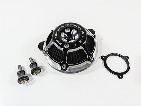 2017 Harley Touring FLHXS Street Glide Performance Machine MAX HP Air Cleaner Kit Black Contrast 577435 {{ shop.shopifyCountryName }} - Mototech271