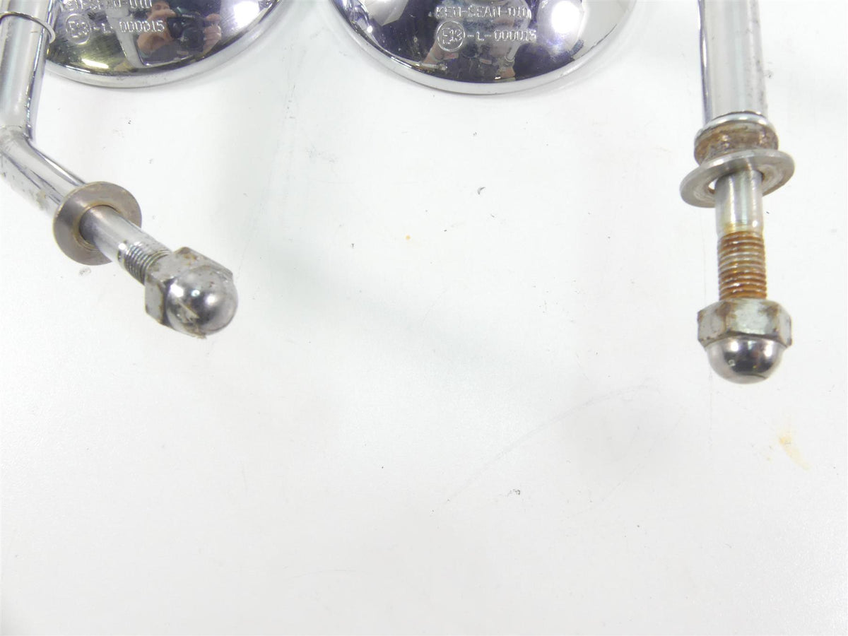 2002 Triumph Bonneville America Round Rear View Mirror Set T2066682 {{ shop.shopifyCountryName }} - Mototech271