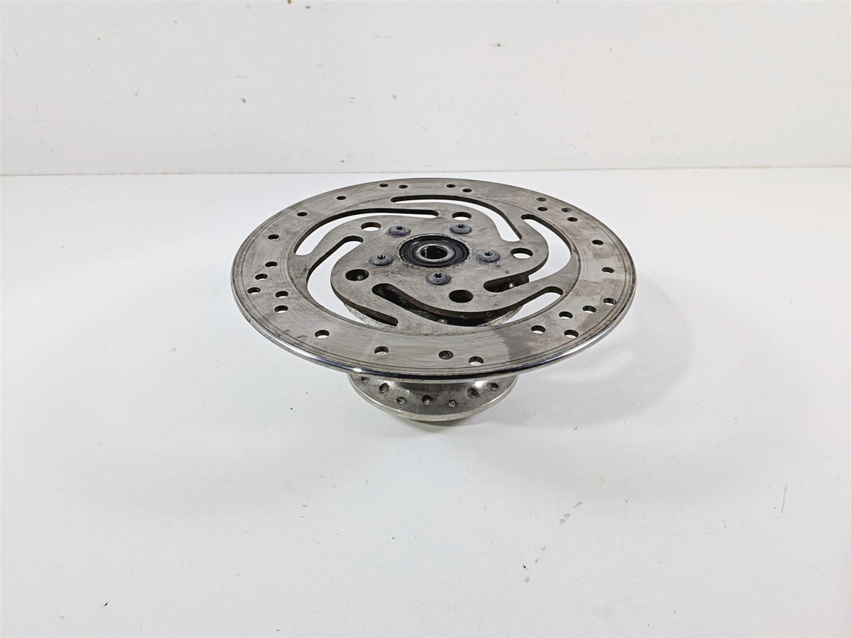 2003 Harley Sportster XL1200 Front Spoke Wheel Hub + Brake Disc Set 43105-05A {{ shop.shopifyCountryName }} - Mototech271