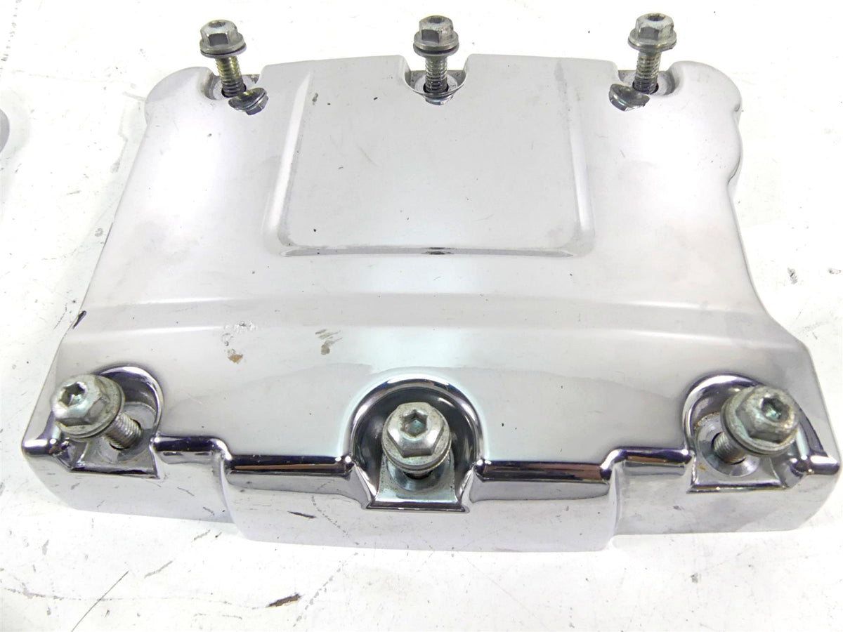 2002 Harley Touring FLHTC Electra Glide Rocker Box Chrome Valve Cover 17543-99 {{ shop.shopifyCountryName }} - Mototech271