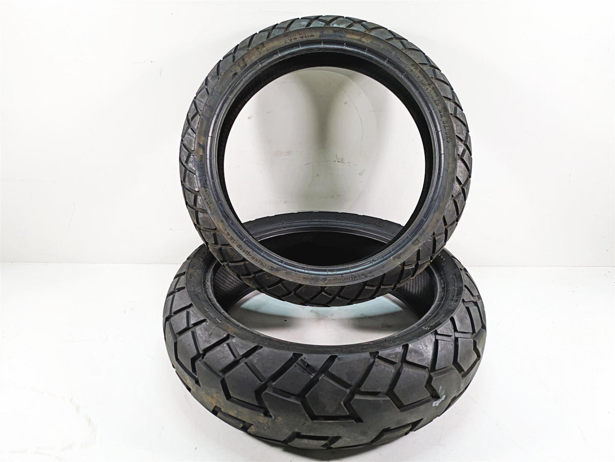 Used Front Rear Motorcycle Tire Set Continental TKC 70 120/70R17 180/55R17 -Read {{ shop.shopifyCountryName }} - Mototech271