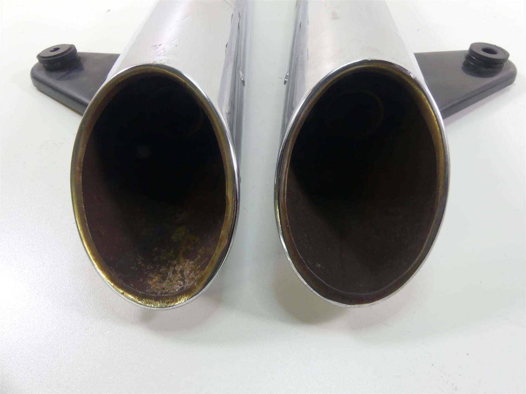 2002 Triumph Bonneville America Exhaust Pipe Muffler Set A9600059 A9600060 {{ shop.shopifyCountryName }} - Mototech271
