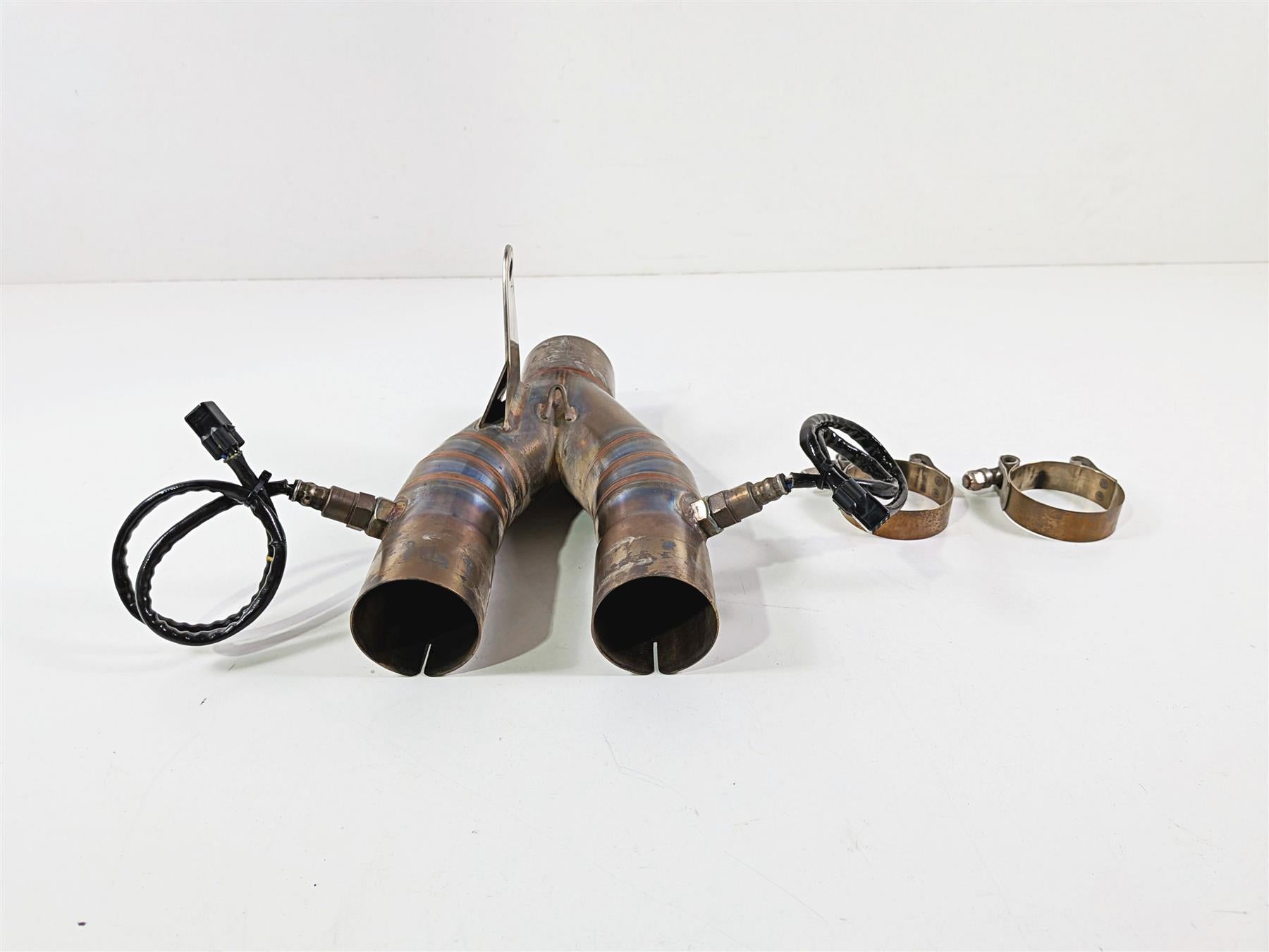 2024 Yamaha YZF R1 RN65 Aftermarket 2-1 Exhaust Header Mid Pipe + O2 Sensors {{ shop.shopifyCountryName }} - Mototech271