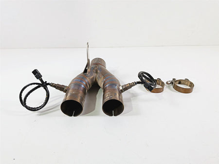 2024 Yamaha YZF R1 RN65 Aftermarket 2-1 Exhaust Header Mid Pipe + O2 Sensors {{ shop.shopifyCountryName }} - Mototech271