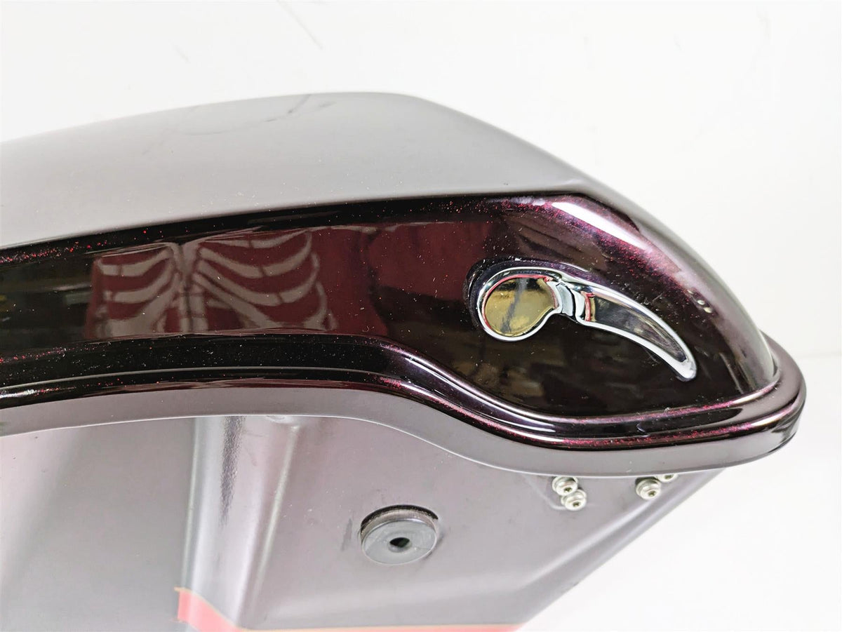 2017 Harley Touring FLHTKSE CVO E-Glide Left Saddlebag Black Garnet 90200414 {{ shop.shopifyCountryName }} - Mototech271