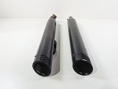 2018 Harley Touring FLHTCU Electra Glide Sharkroad Black 4" Slip On Muffler Pipes-Mototech271