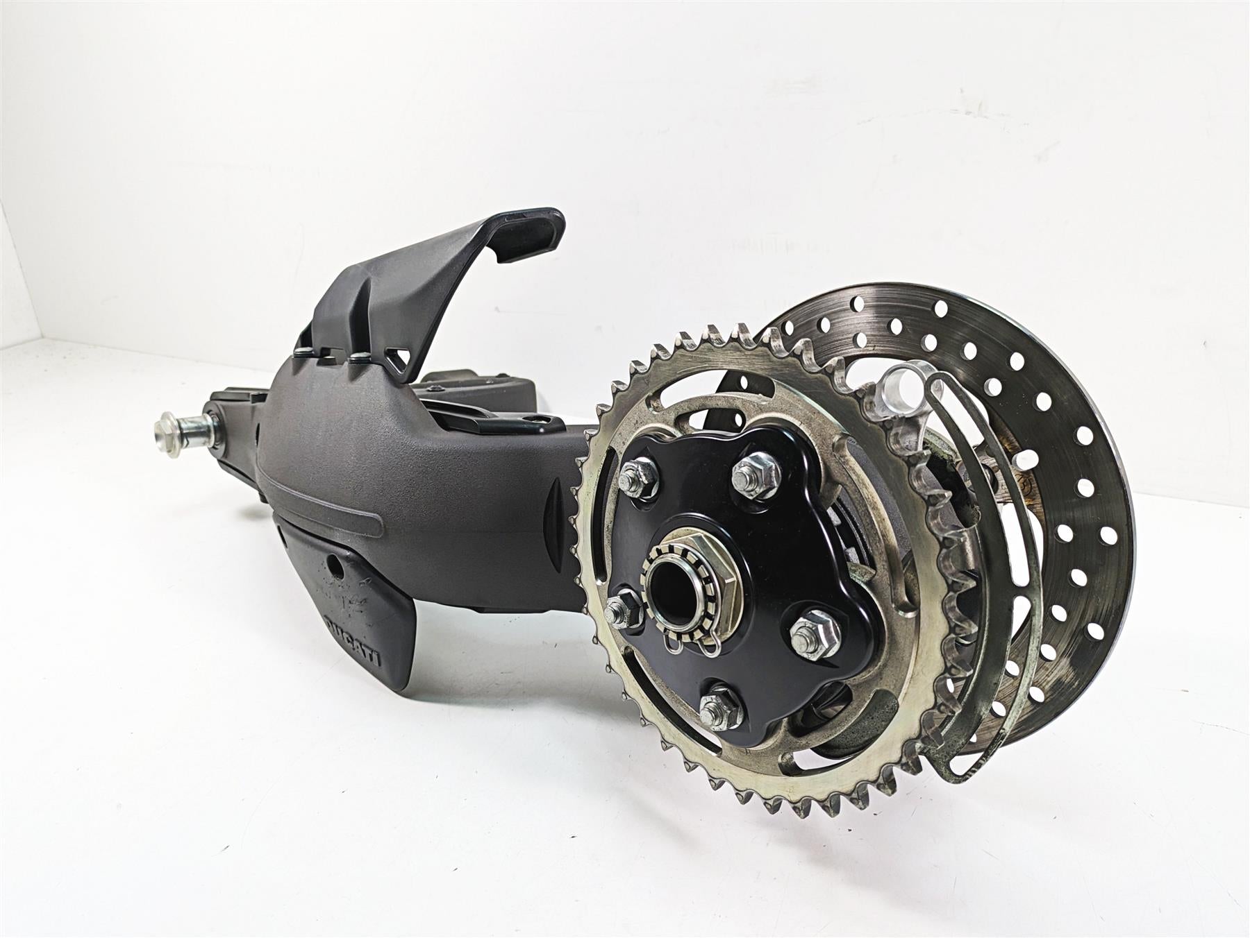 2011 Ducati Hypermotard 1100 Evo SP Rear Swingarm & Axle Assembly 37010331D {{ shop.shopifyCountryName }} - Mototech271