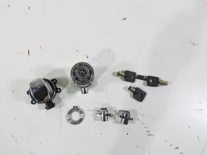 2012 Harley FLD Dyna Switchback Ignition Switch Saddlebag Key Lock Set 71304-04 | Mototech271