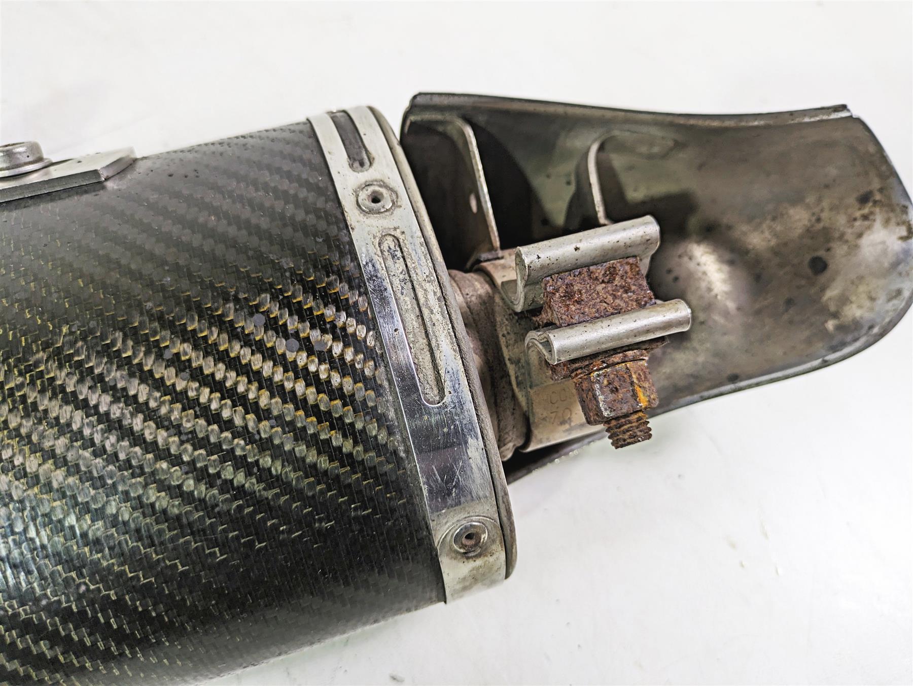 2004 BMW R1150GS R21 Remus Carbon Fiber Exhaust Muffler Pipe & DB Eater RV1 2039 {{ shop.shopifyCountryName }} - Mototech271