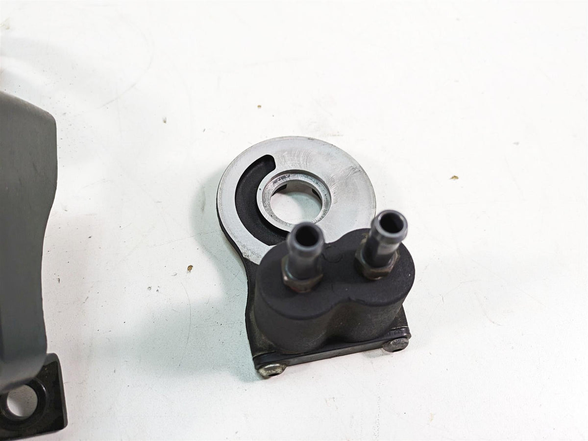 2011 Harley Touring FLTRU Road Glide Oil Cooler Flange Cover Hoses Set 63083-11A {{ shop.shopifyCountryName }} - Mototech271