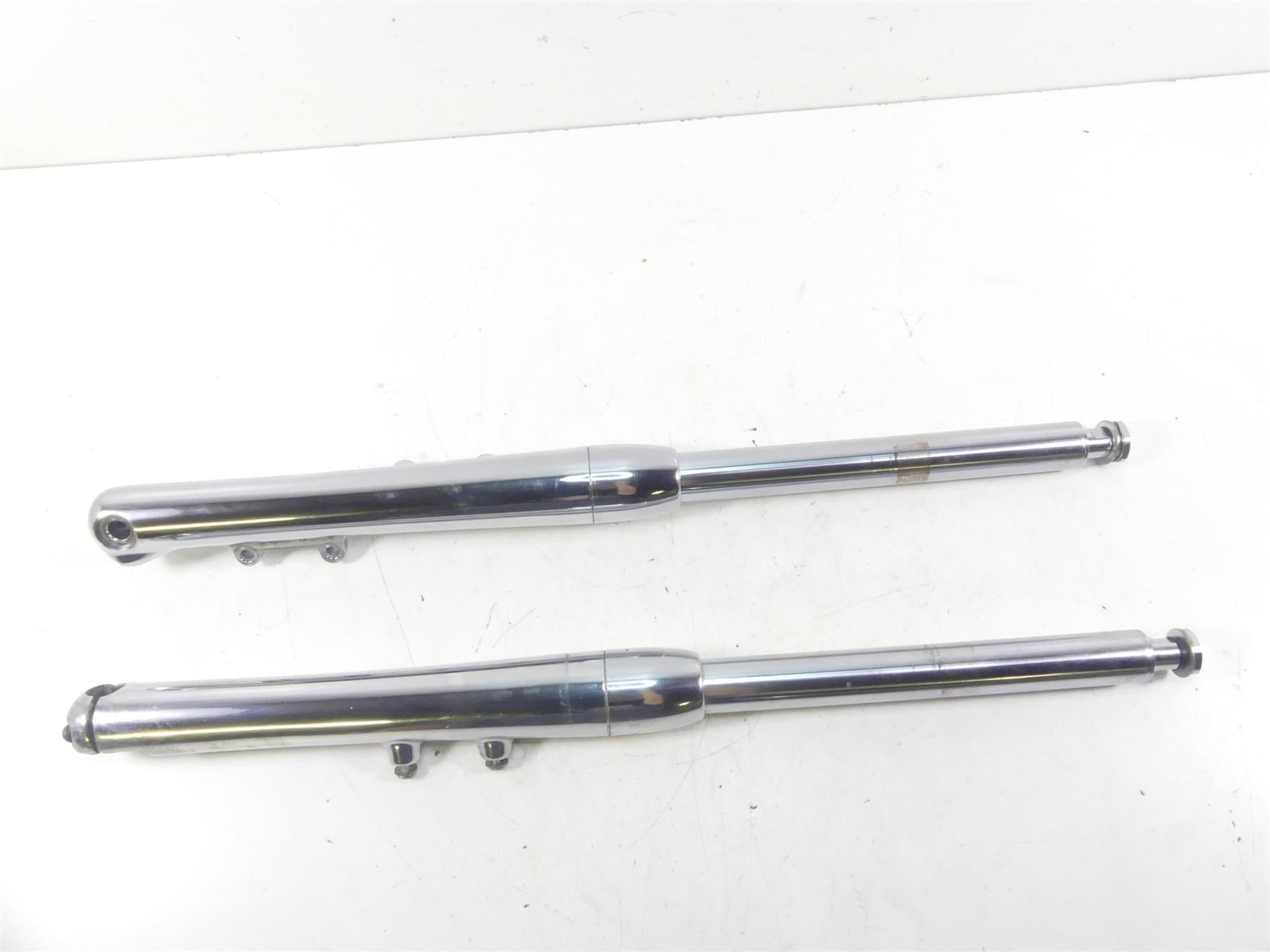 2002 Harley Softail FXSTDI Deuce Straight Front Fork Leg Set 41mm -Read 46064-00
