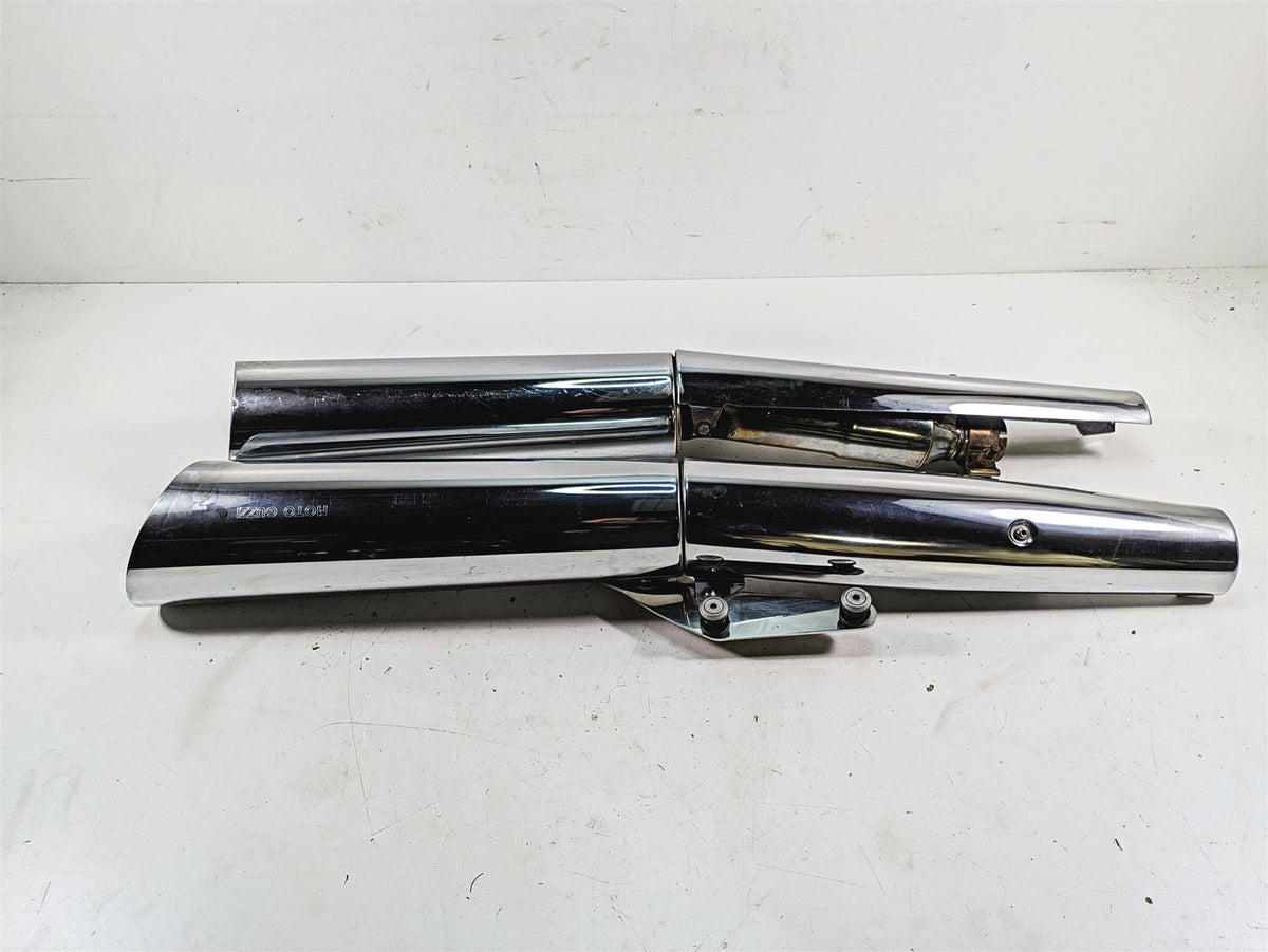 2014 Moto Guzzi California 1400 T Exhaust Pipe Muffler Set & Mounts B064126 {{ shop.shopifyCountryName }} - Mototech271