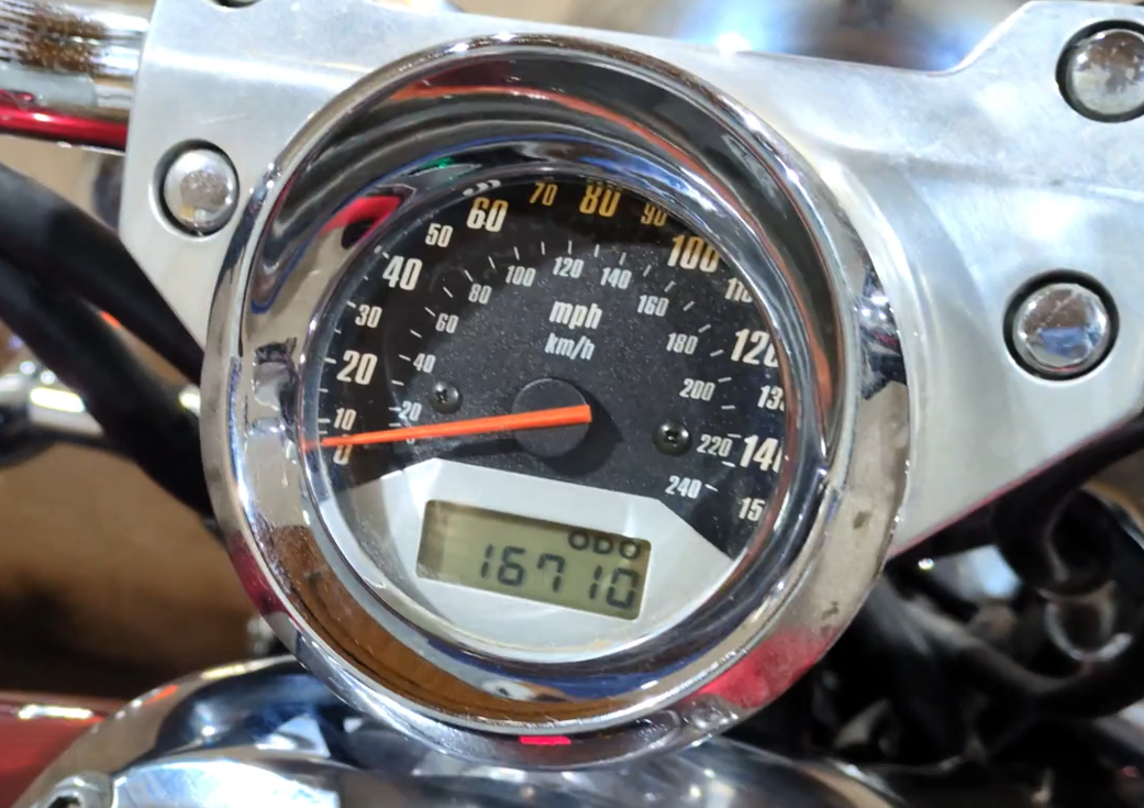 2003 Honda V-Twin VTX1800 C Gauges Speedometer Instrument - 16k 37200-MCH-673 {{ shop.shopifyCountryName }} - Mototech271