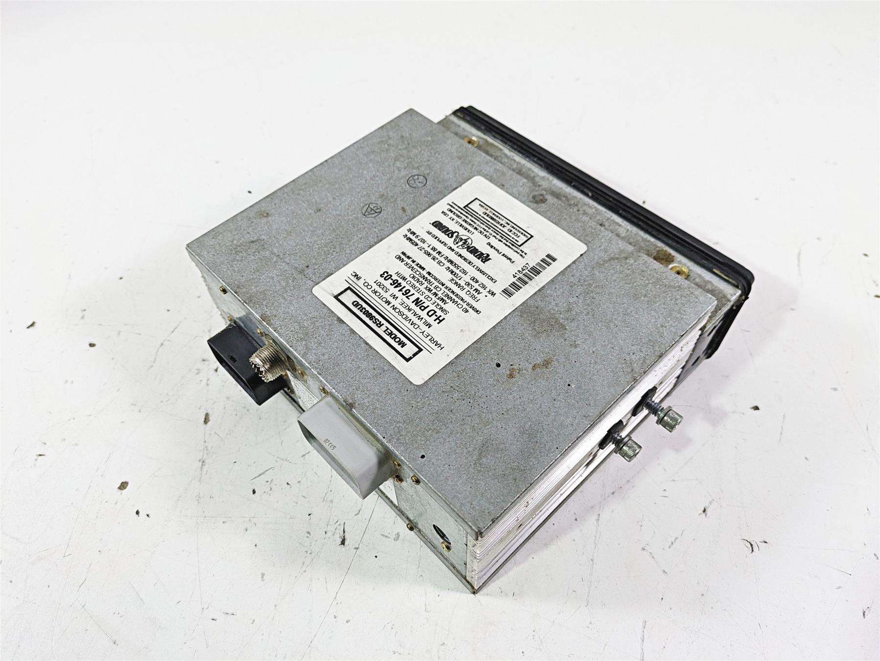 2003 Harley Touring FLHTCUI 100TH E-Glide Radio Cd-Player Stereo - Read 76146-03 {{ shop.shopifyCountryName }} - Mototech271
