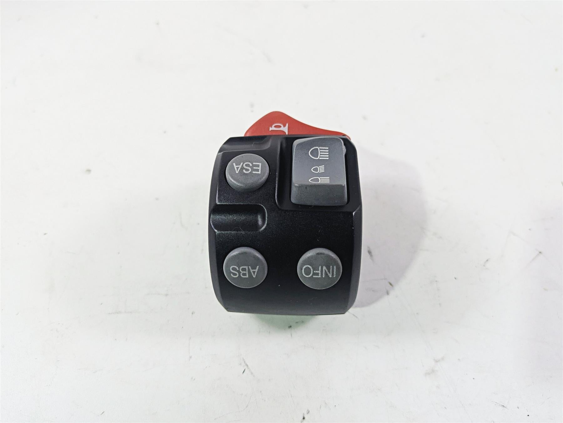 2010 BMW R1200GS K25 Left Hand Control Switch ABS ESA 61317704625 {{ shop.shopifyCountryName }} - Mototech271