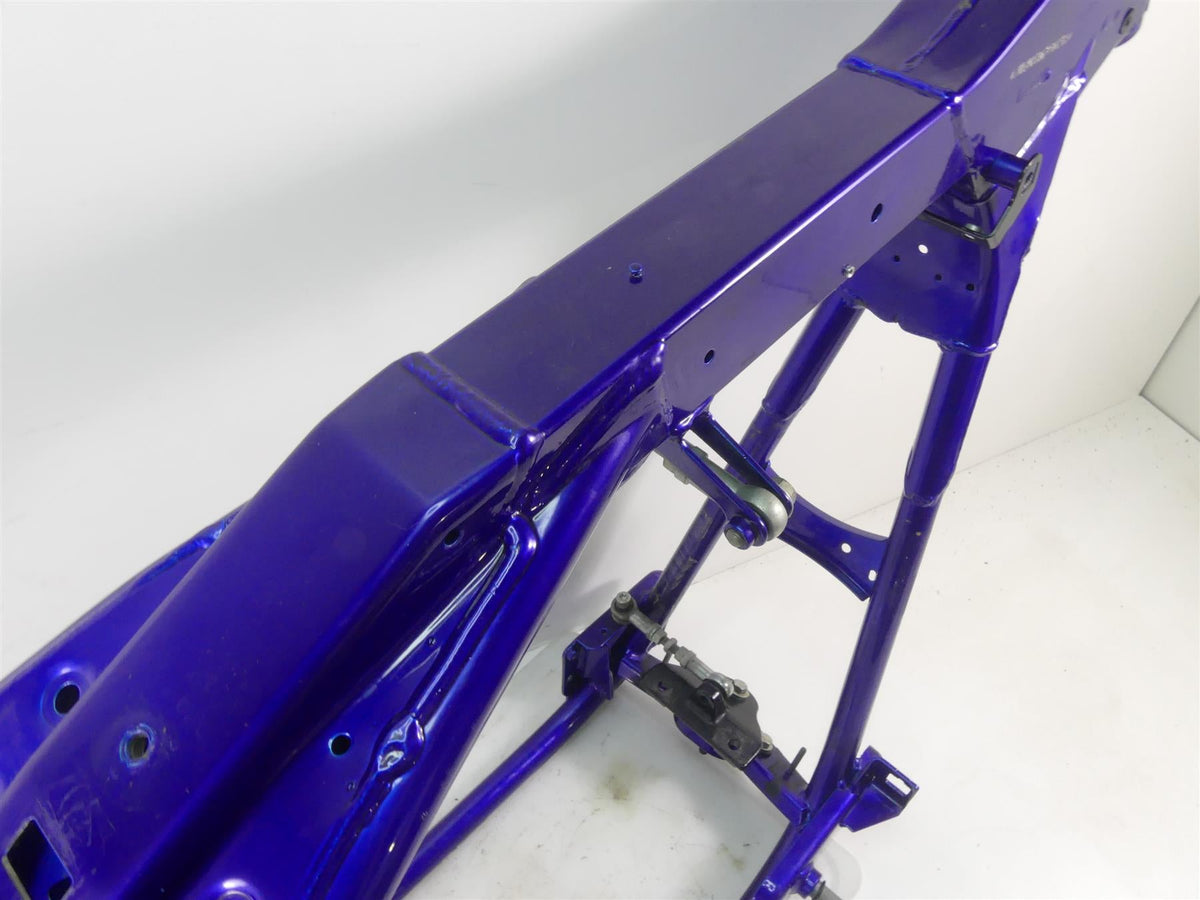 2007 Harley Touring FLHRSE CVO Road King Straight Frame Chassis Candy Cobalt With Clean California Title 47900-07 {{ shop.shopifyCountryName }} - Mototech271
