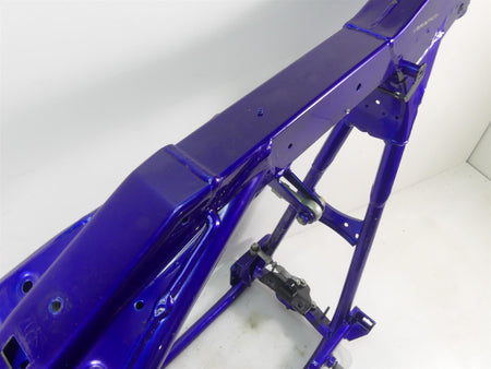2007 Harley Touring FLHRSE CVO Road King Straight Frame Chassis Candy Cobalt With Clean California Title 47900-07 {{ shop.shopifyCountryName }} - Mototech271