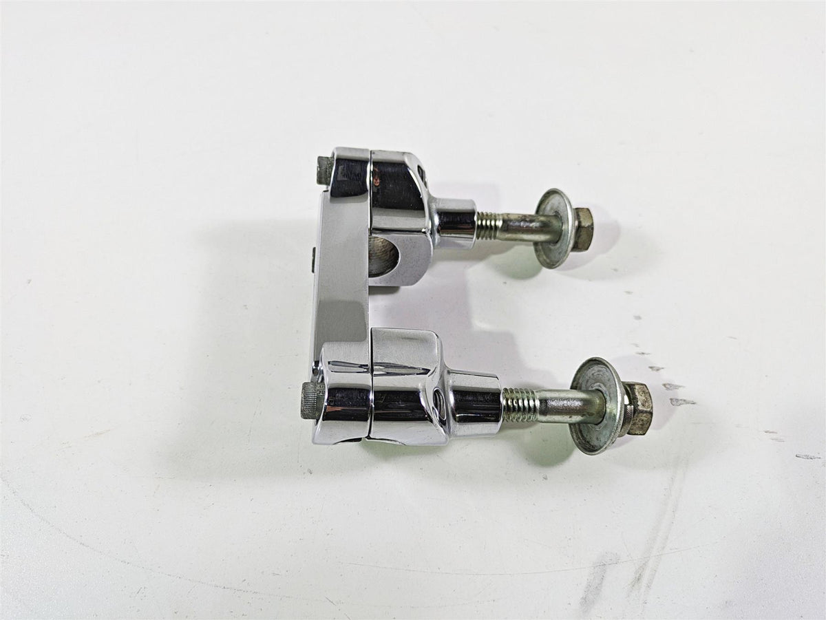 2008 Harley FLSTC Softail Heritage Handlebar Riser Holder Set 56567-86B {{ shop.shopifyCountryName }} - Mototech271